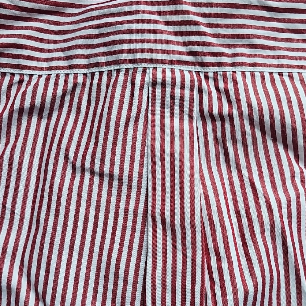Ralph Lauren Kids Red and White Striped Button Down Shirt - Picture 8 of 9
